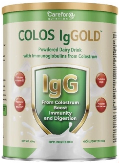 Sữa non COLOS IgGOLD Hộp 450g - nâng cao sức đề kháng và hệ miễn dịch nhập khẩu chính hãng từ NEW ZEALAND